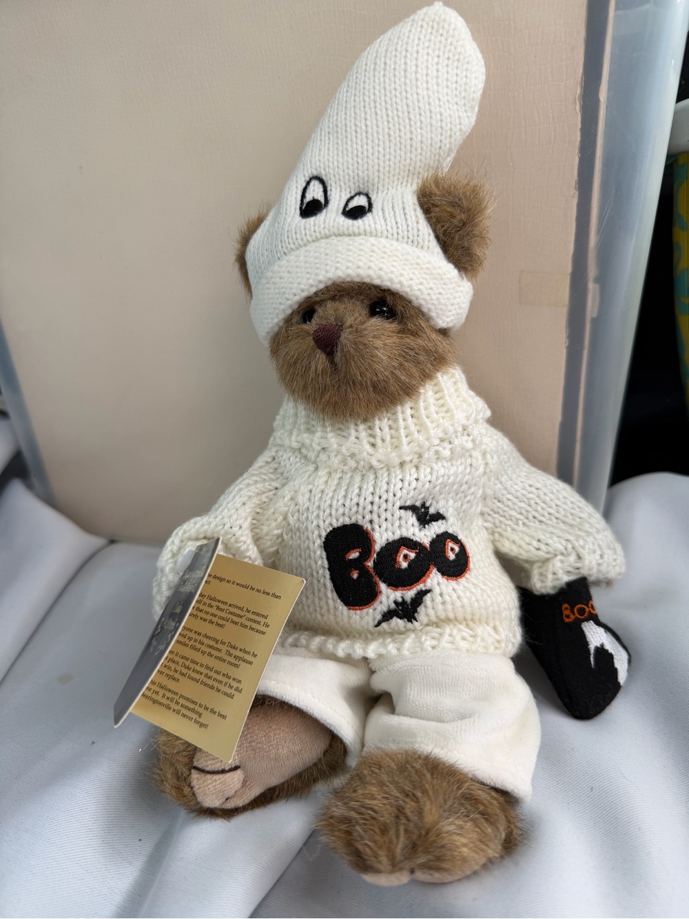 Bearington Bears Duke McSpook Plush - Halloween Ghost,13" Collectible
